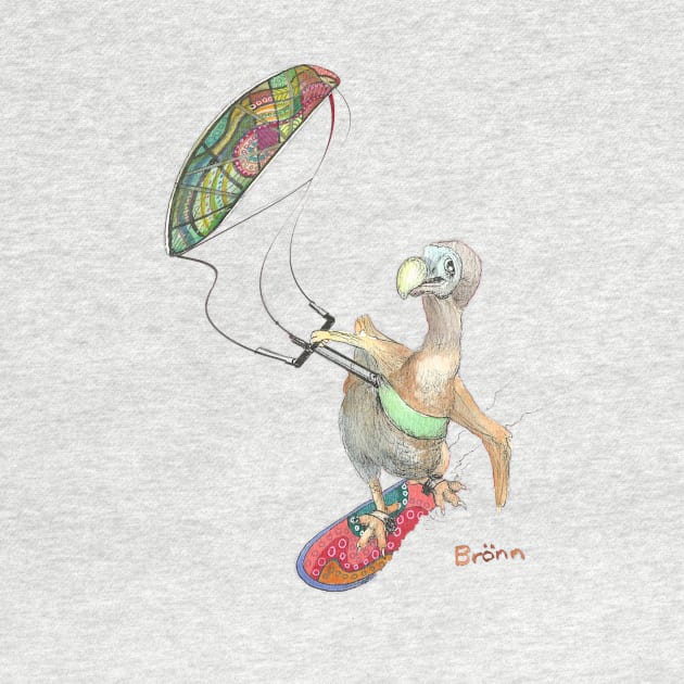 Dodo goes Kitesurfing by The Dodo Gallery